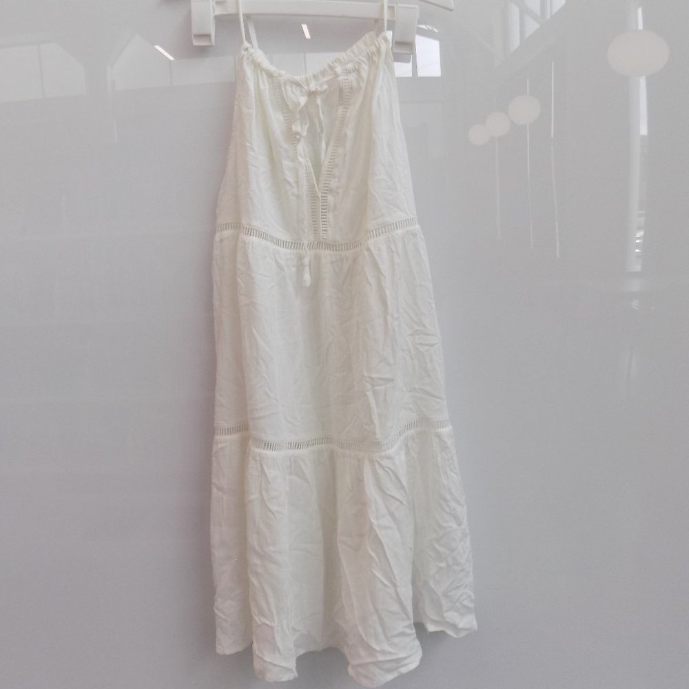 White Cupshe Beach Dress - L